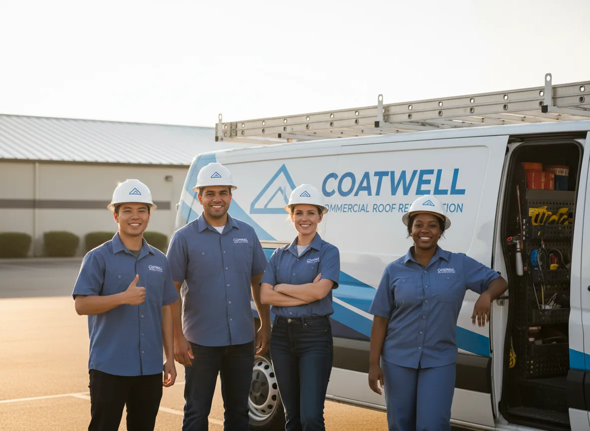 Commercial roof coating company in Granville, MA